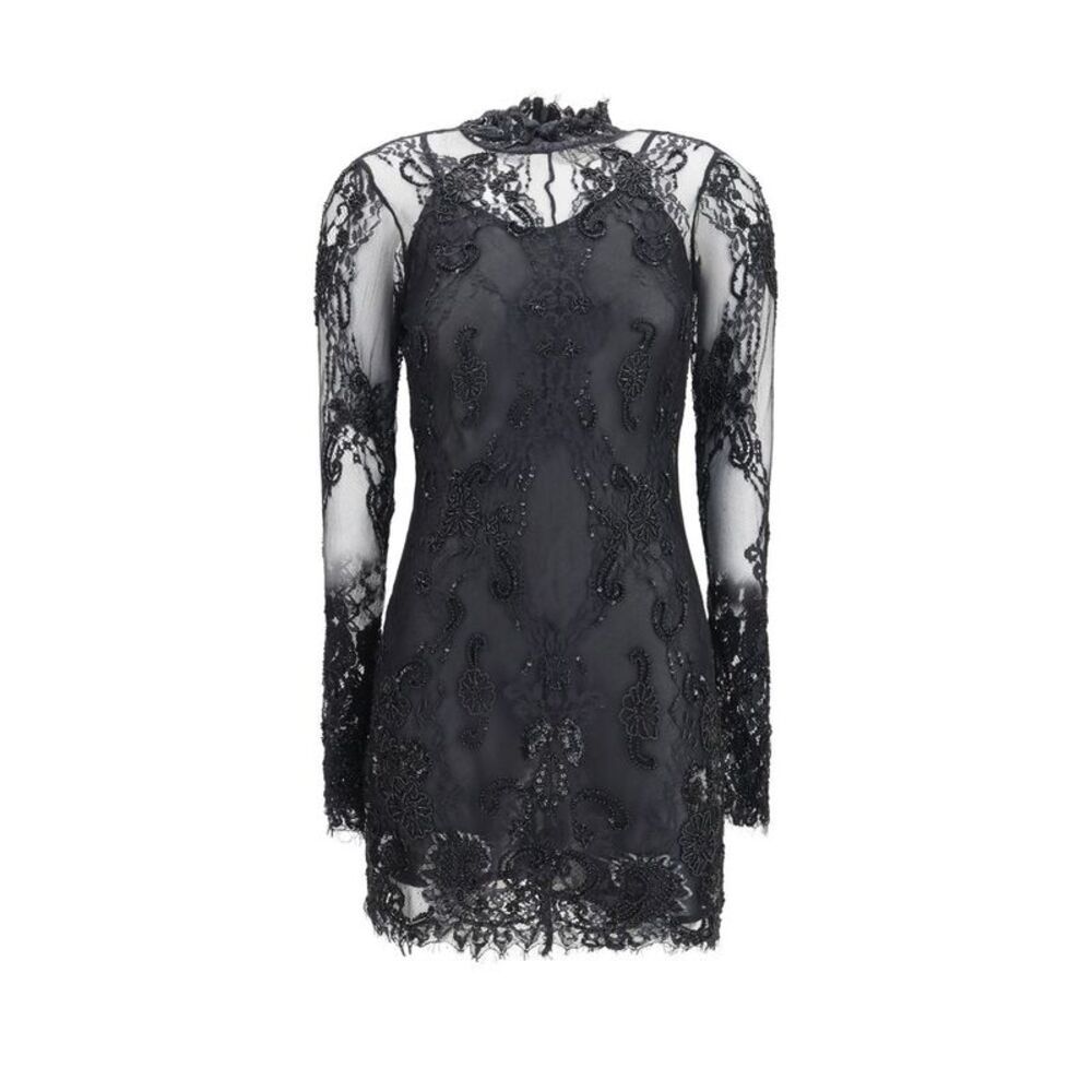 Blumarine Black Polyamide Cocktail Women's Dress